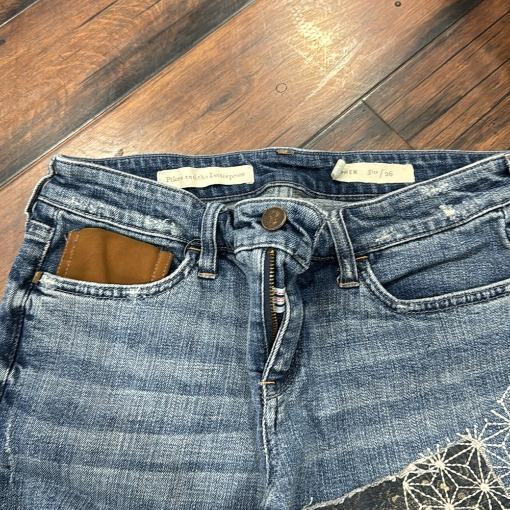 Patchwork Style Jeans - image 2